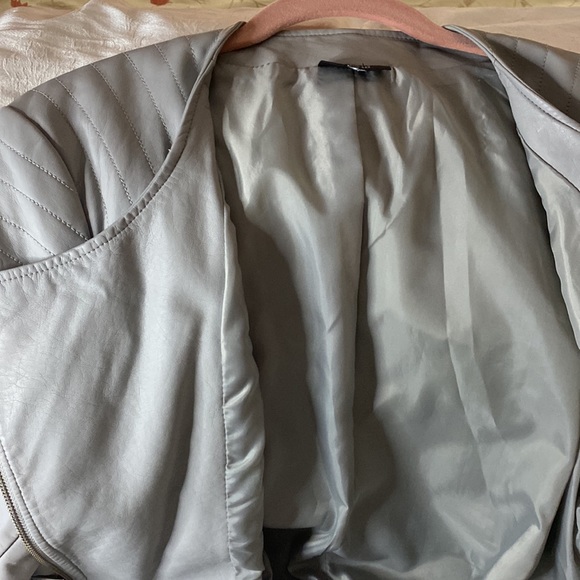 Apt 9 Faux Leather Bomber Jacket - Picture 7 of 9